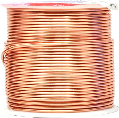 Mandala Crafts 16 Gauge Anodized Aluminum Craft Wire for Jewelry Making – 390 FT Colored Flexible Silver Copper Gold True Blue Purple Pink Wire - Bendable for Bonsai Armature Crafting Sculpting