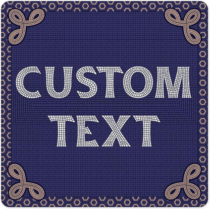 Custom Sign, Custom Street Sign, 11 Font Colors, 13 Font Styles, 4 Hole Options, 22 Sizes, 36x36 Inches, Rust Free DiBound, Fade Resistant, Made in USA by My Sign Center (Fauxsaic 1)