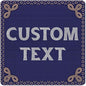 Custom Sign, Custom Street Sign, 11 Font Colors, 13 Font Styles, 4 Hole Options, 22 Sizes, 36x36 Inches, Rust Free DiBound, Fade Resistant, Made in USA by My Sign Center (Fauxsaic 1)