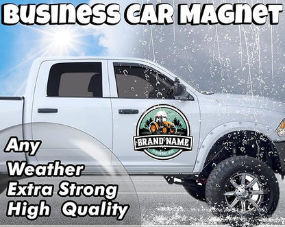 Your Die Cut Custom Car Magnet Sign | Personalized Logo for Your Car Truck | Advertise Your Business Vehicle Magnetic