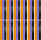12 Pack Halloween Decor, 3.28 FT x 7.05 FT Orange Purple Black Fringe Curtains, Funny Wall Backdrop Photo Booth Backdrop Party Streamer, Halloween Foil Decorations Photo Booth Props