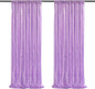 Sequin Backdrop Curtains Panels for Parties - Glitter Photo Backdrop Drapes 2 Panels 3x8FT Light Purple Curtain for Wedding Birthday Wall Decor