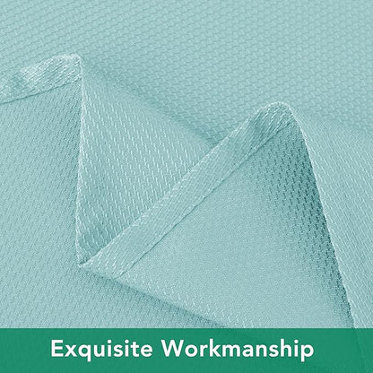 Biscaynebay Tablecloth for Rectangle Tables-60x108 Inch Aqua Blue Outdoor Picnic Table Cover-Rectangular Folding Table Cloths Water Resistant for Kitchen Camping Dining Room Patio Banquet Party