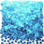 Light Blue Foil Metallic Round Table Confetti Decor Under the Sea Baby Shower Birthday Party Circle Dots Mylar Table Scatter Confetti Wedding Bachelorette Party Confetti Decorations, 60g