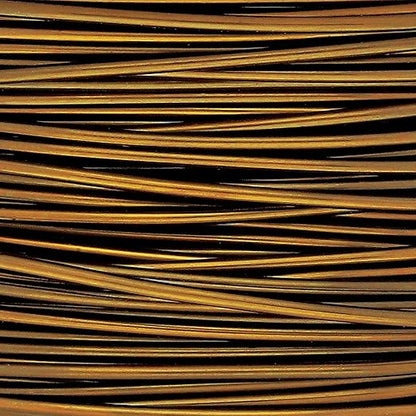 The Beadsmith Wire Elements Craft Wire – Tarnish Resistant, Soft Temper, Round, Vintage Bronze Color – 0.51mm, 24 Gauge, 20 Yard Spool – Jewelry Making, Wire Wrapping, Floral, & Other DIY Crafts