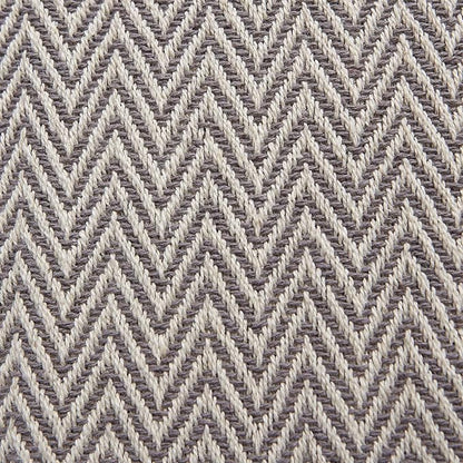 DII Woven Basic Tabletop Collection Chevron Table Runner, 15x72, Gray