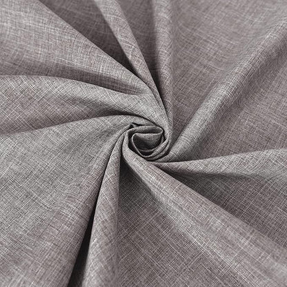 Fitable Faux Linen Tablecloths Rectangle 60 x 120 Inch - 2 Pack Neutral Table Clothes for 8 Foot Tables, Stone Flax Look Kitchen Table Covers for Farmhouse, Dining, Party, Banquet, Buffet