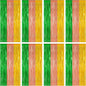 8 Pack Hawaiian Party Decorations, 3.28 FT x 7.05 FT Luau Party Decorations, Green Brown Yellow Backdrop Fringe Curtains Foil Streamer, Metallic Summer Decor Photo Booth Props