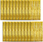 20 Pack Foil Curtain Backdrop Gold Metallic Tinsel Foil Fringe Curtains Photo Booth Props for Birthday Wedding Engagement Baby Shower Bachelorette Christmas Holiday Celebration Party Decorations