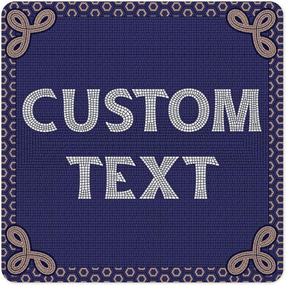 Custom Sign, Custom Street Sign, 11 Font Colors, 13 Font Styles, 4 Hole Options, 22 Sizes, 30x30 Inches, Rust Free DiBound, Fade Resistant, Made in USA by My Sign Center (Fauxsaic 1)