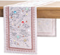 Maison d' Hermine Table Runner 100% Cotton Single Layer Table Runners 90 inches Long for Thanksgiving Christmas Decorations Home Kitchen Dining Party Wedding (Fairy Christmas, 14.5" x 90")
