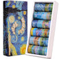 emmoolife 32 Rolls Washi Tape Set, Oil Painting Decorative Masking Tape, Van Gogh Adhesive Tape for Bullet Journal, DIY Crafts Gift, Party Decorations, Junk Journal, School Supplies