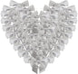 36pcs 4-1/2" Metallic Silver Glitter Ribbon Bows with Twist Ties for Gift Wrapping Packing Christmas Big Bows for Thanks Giving Giant Twist Tie Bows for Holiday Decoration (Silver)