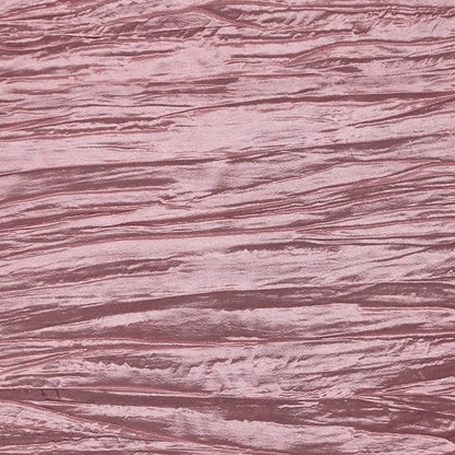 YOUR CHAIR COVERS - 90 x 132 inch Rectangular Crinkle Taffeta Tablecloth - Dusty Rose, Rectangle Table Linens for 6 ft Rectangular Tables, Wedding Crushed Table Cloth