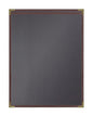 Goodsmart Pajco Style Restaurant Menu Covers – Pack of 10, Side-Loading Menu Holders, Single Stitched Edge, Clear Vinyl Menu Sleeves, Leatherette Trim, Gold Corners, Burgundy, 1 View (8.5" x 11")