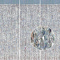 Silver Tinsel Backdrop- CYLMFC 3 Pack 3.3 ft x 6.6 ft Streamer Foil Fringe Curtain for Birthday Party Christmas Graduation Decor