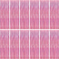 12 Pack Pink Backdrop, 3.28 FT x 7.05 FT Foil Streamers, Metallic Glitter Backdrop Pink Tinsel Fringe Curtains Party Streamers, Pink Birthday Party Decorations Photo Booth Props