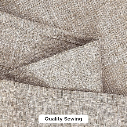 Fitable Square Table Cloth Linen Textured: Water & Stain Resistant Farmhouse Tablecloth, Washable Burlap Table Covers for Kitchen Dining Party(2 Pack, 54x54 Inch, Nature)