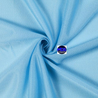 MDS 2 Pack 10ft Chiffon Table Runner 29 x 120 Inches Sheer Wedding Runner Romantic Rustic Table Runner for Wedding Decorations, Birthday Parties, Bridal Shower Party Arch Decor -Turquoise