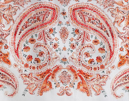 Maison d' Hermine Table Runner 100% Cotton Single Layer Table Runners 48 inches Long for Thanksgiving Christmas Decorations Home Kitchen Dining Party Wedding (Orient, 14.5" x 48")