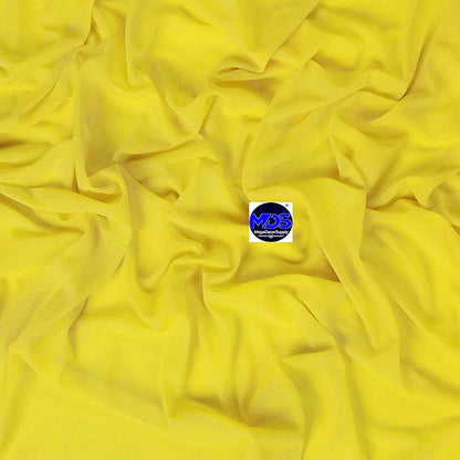 MDS Halloween Chiffon Draping Fabric - 1 Panel, 30" Wide x 40ft Long - Sheer Spooky Arbor & Canopy Drapery for Haunted House Backdrops, Party Ceilings, DIY Costumes & Themed Events - Yellow