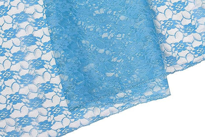 MDS Pack of 12 Wedding 12 x 108 inches Satin Table Runner for Wedding, Decorations for Birthday Parties, Banquets, Graduations, Engagements, Runners fit Rectangle, Round Table- Turquoise