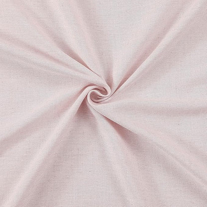 Vision Home Soft Pink Pinch Pleated Semi Sheer Curtains Textured Linen Blended Light Filtering Window Curtains 84 inch for Living Room Bedroom Pinch Pleat Drapes with Hooks 2 Panels 40" Wx84 L