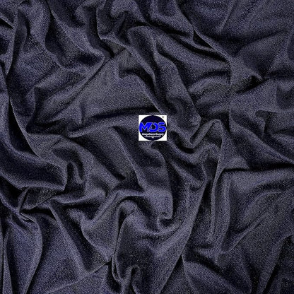 MDS Halloween Chiffon Draping Fabric - 2 Panel, 30" Wide x 40ft Long - Sheer Spooky Arbor & Canopy Drapery for Haunted House Backdrops, Party Ceilings, DIY Costumes & Themed Events - Navy Blue