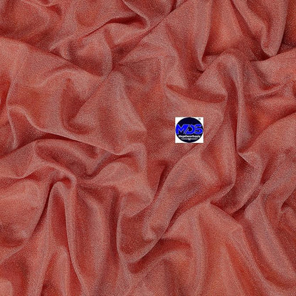 MDS Halloween Chiffon Draping Fabric - 2 Panel, 30" Wide x 30ft Long - Sheer Spooky Arbor & Canopy Drapery for Haunted House Backdrops, Party Ceilings, DIY Costumes & Themed Events - Terracotta