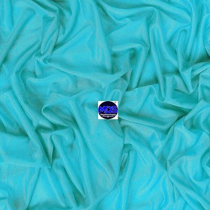 MDS Halloween Chiffon Draping Fabric - 1 Panel, 30" Wide x 40ft Long - Sheer Spooky Arbor & Canopy Drapery for Haunted House Backdrops, Party Ceilings, DIY Costumes & Themed Events - Peacock Blue