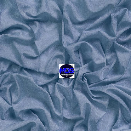 MDS Halloween Chiffon Draping Fabric - 1 Panel, 30" Wide x 30ft Long - Sheer Spooky Arbor & Canopy Drapery for Haunted House Backdrops, Party Ceilings, DIY Costumes & Themed Events - Dusty Blue